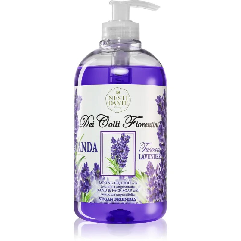 Nesti Dante Dei Colli Fiorentini Lavender Relaxing Săpun lichid pentru mâini cu pompa 500 ml