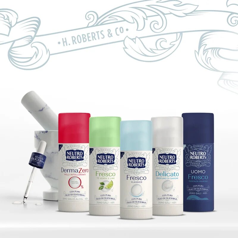 Neutro Roberts Classico deodorant roll-on cu o eficienta de 48 h 40 ml