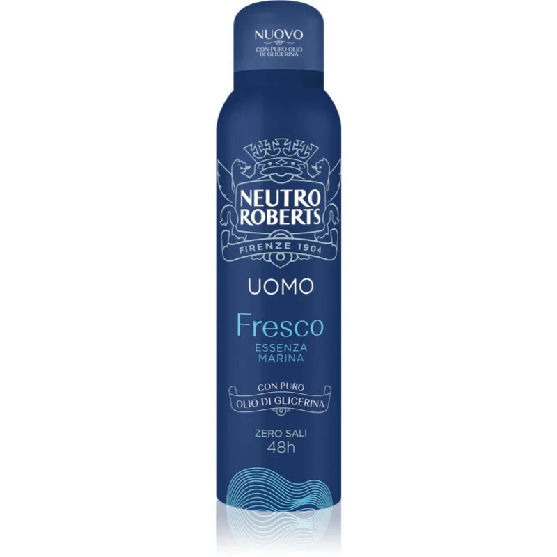 Neutro Roberts Essenza Marina deodorant spray revigorant cu o eficienta de 48 h pentru bărbați 150 ml