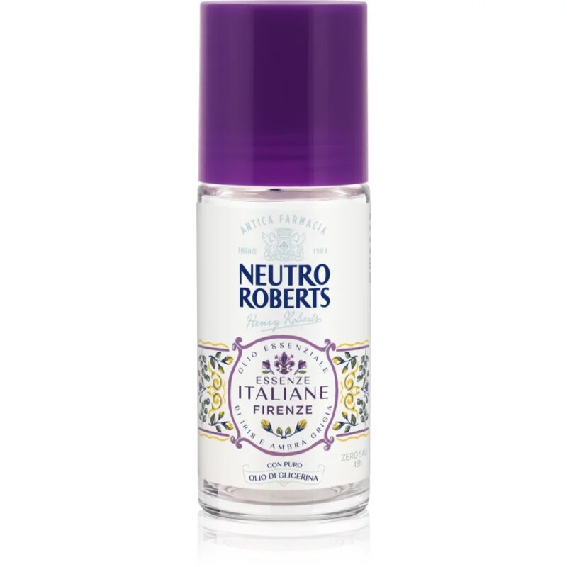 Neutro Roberts Italiane Firenze Deodorant roll-on cu o eficienta de 48 h 50 ml