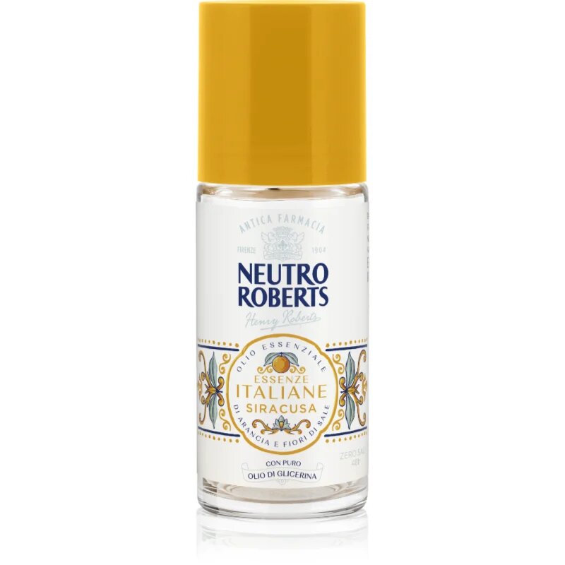 Neutro Roberts Italiane Siracusa Deodorant roll-on cu o eficienta de 48 h 50 ml