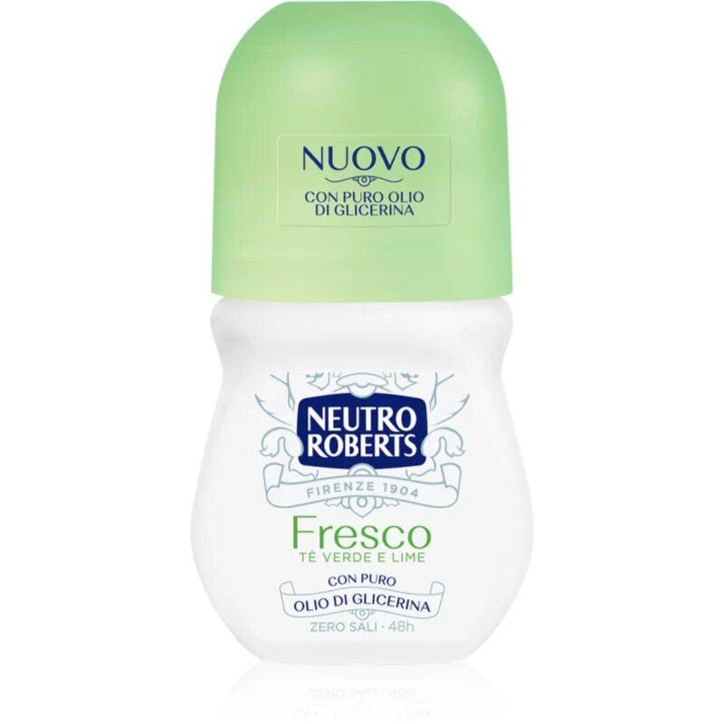 Neutro Roberts Tè Verde e Lime Deodorant roll-on cu o eficienta de 48 h 50 ml