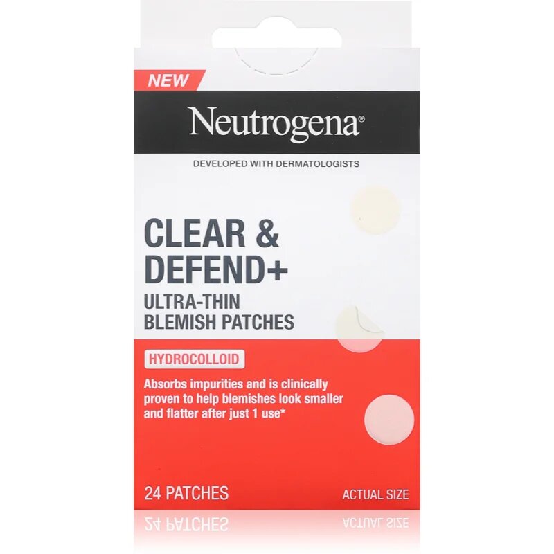 Neutrogena Clear & Defend+ plasturi pentru piele problematică 24 buc
