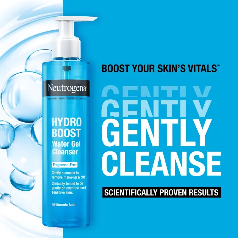 Neutrogena Hydro Boost® gel de curățare blând 200 ml