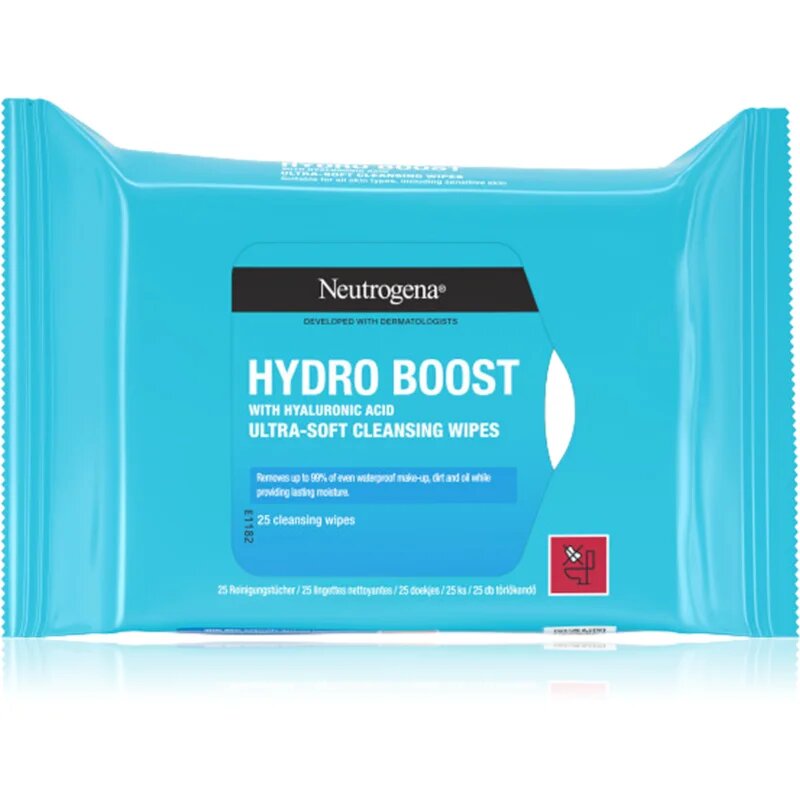 Neutrogena Hydro Boost® servetele moi de curatare 25 buc