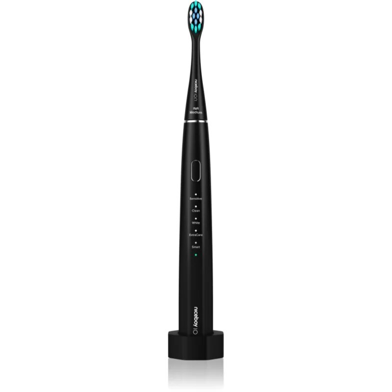 Niceboy ION Sonic periuta de dinti electrica sonica cu sac Black 1 buc