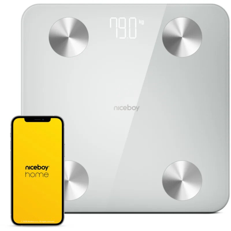 Niceboy SmartScale 2 cântar de persoane white 1 buc