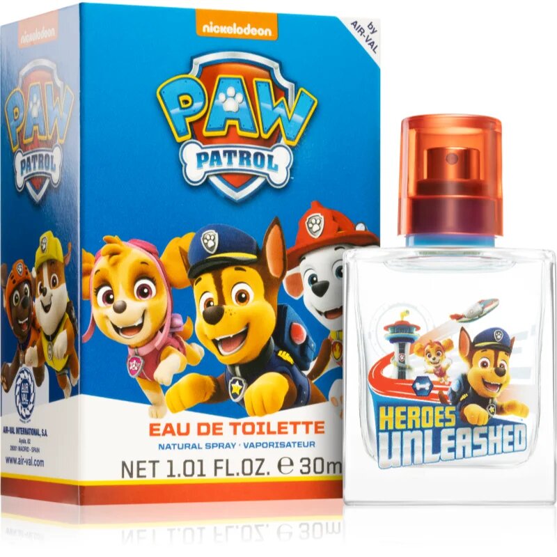 Nickelodeon Paw Patrol Eau de Toilette Eau de Toilette pentru copii 3+ 30 ml