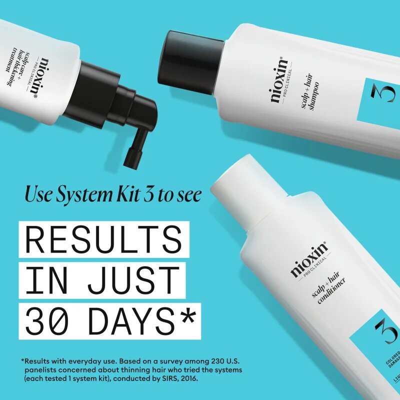 Nioxin System 3 Scalp + Hair Shampoo sampon de curatare pentru par vopsit 300 ml