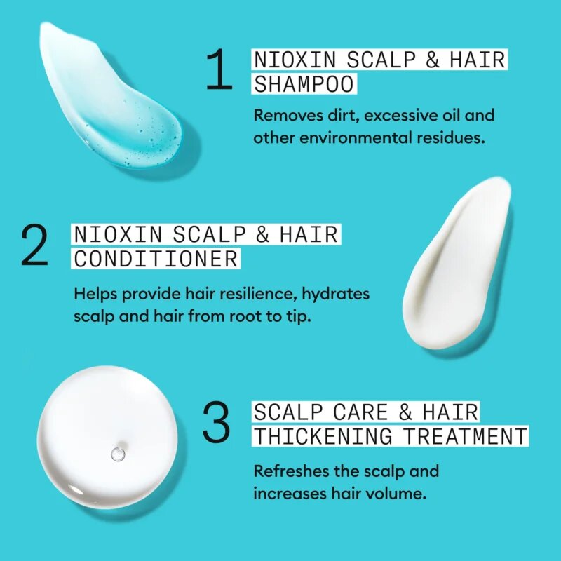 Nioxin System 3 set cadou pentru păr vopsit 3 buc