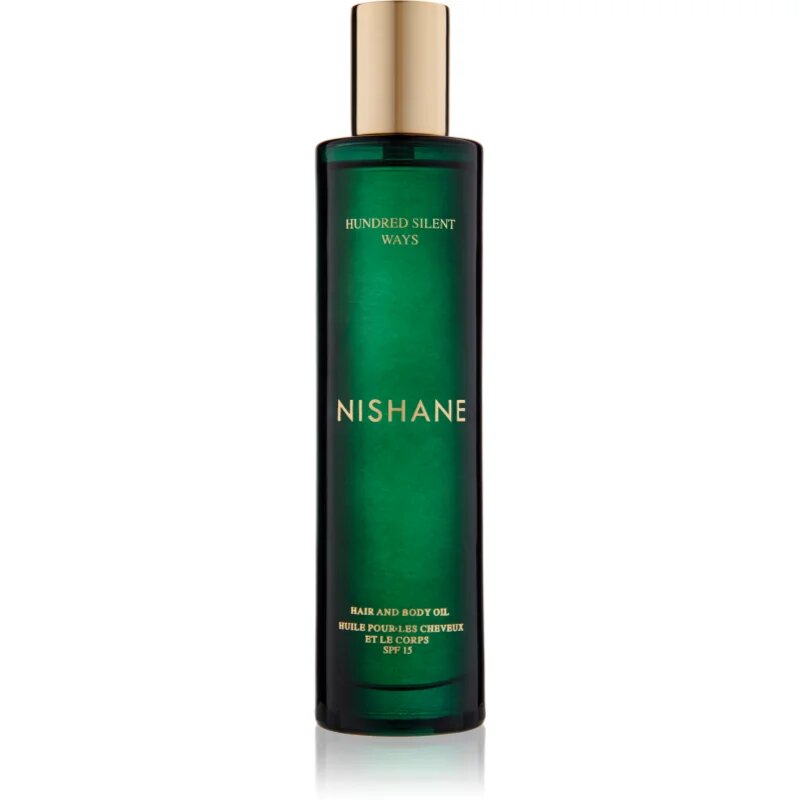 Nishane Hundred Silent Ways ulei parfumat de par si de corp SPF 15 100 ml