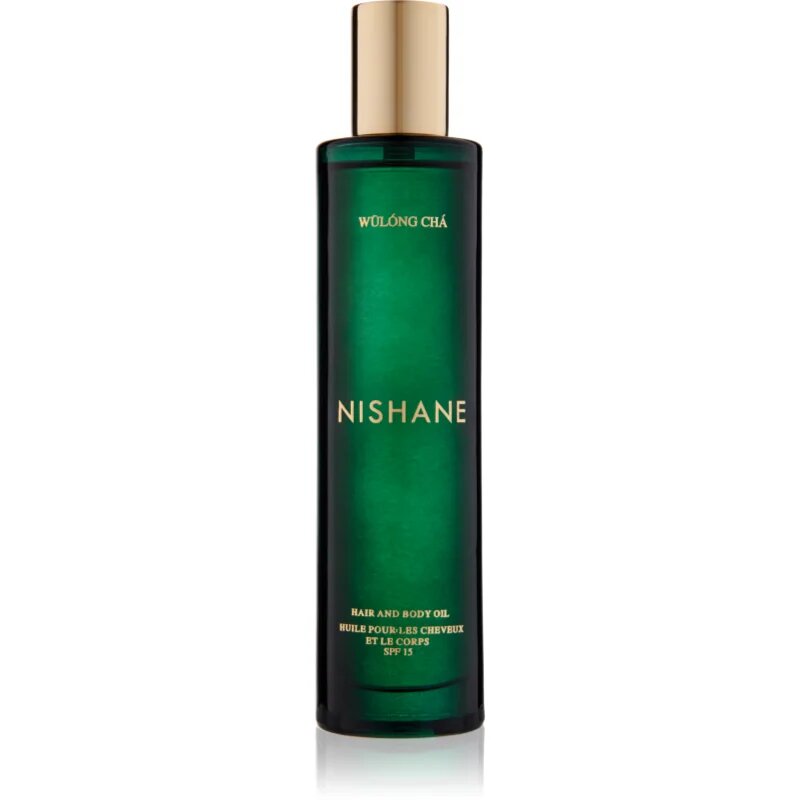 Nishane Wulong Cha ulei parfumat de par si de corp SPF 15 100 ml