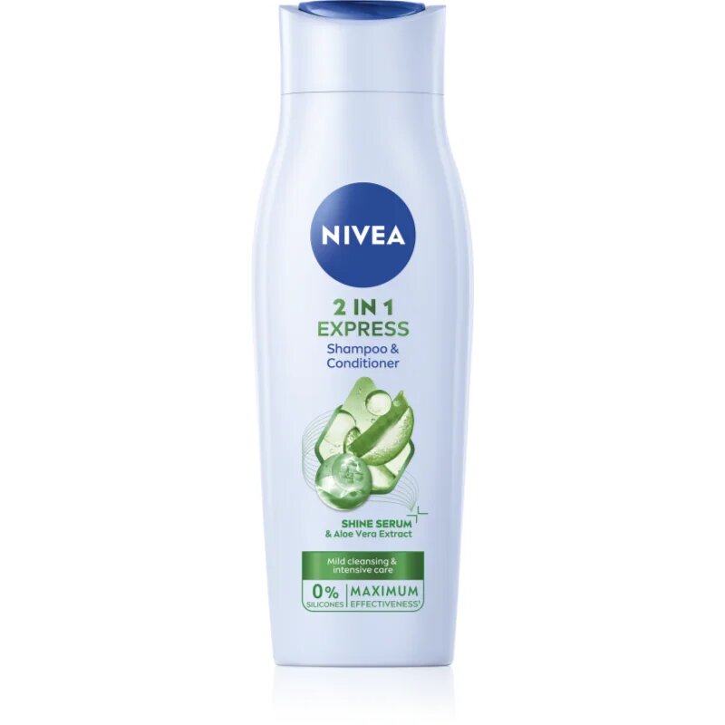 Nivea 2in1 Care Express Protect & Moisture sampon si balsam 2 in 1 250 ml