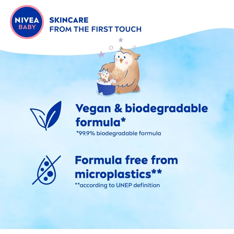 Nivea BABY Bed Time gel de dus pentru corp si par 200 ml