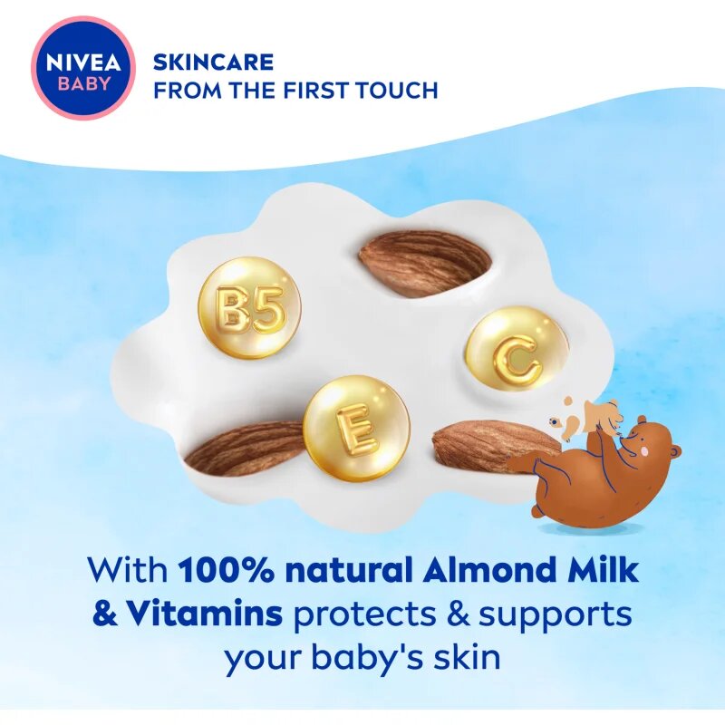 Nivea BABY cremă multifuncțională pentru fata si corp 75 ml