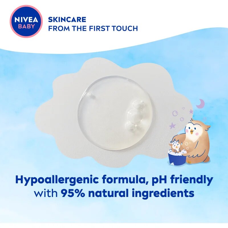 Nivea BABY gel de dus pentru corp si par 200 ml