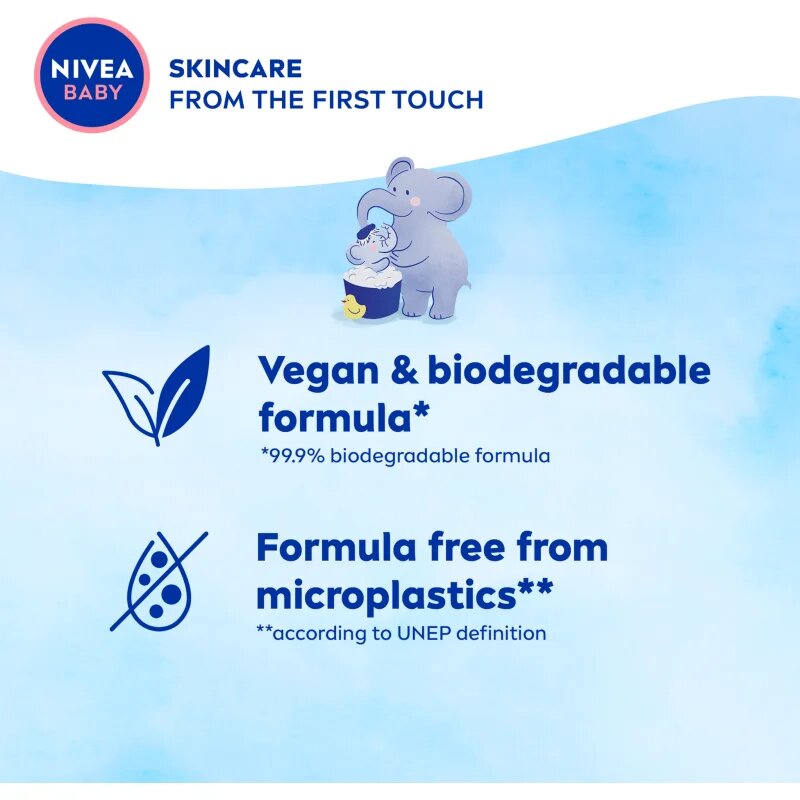 Nivea BABY gel de dus pentru corp si par 200 ml