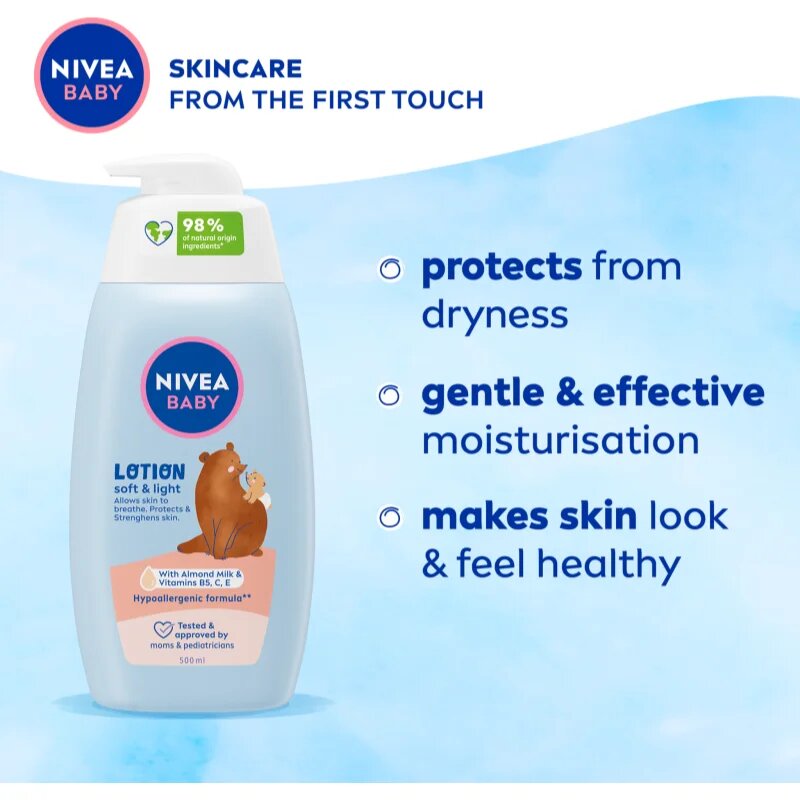 Nivea BABY loțiune de corp hidratantă 500 ml