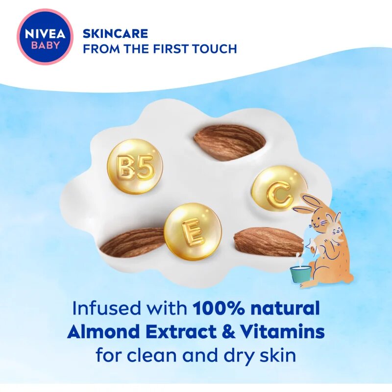 Nivea BABY Pure Water Servetele umede cu efect revigorant 57 buc