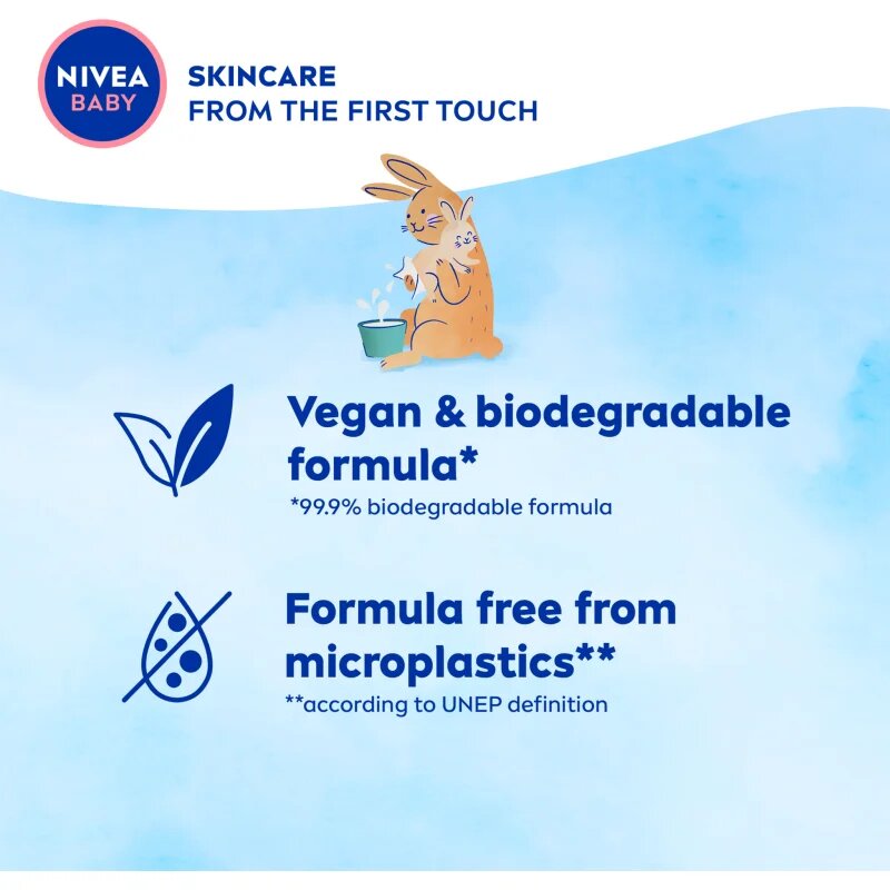 Nivea BABY Pure Water Servetele umede cu efect revigorant 57 buc