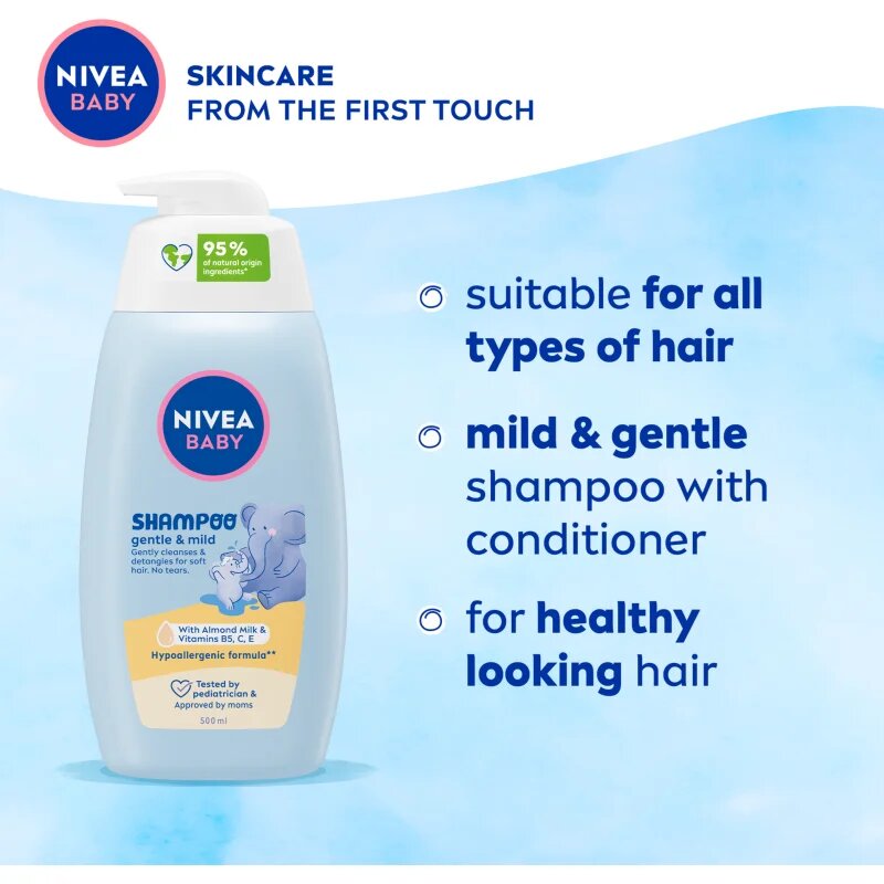 Nivea BABY sampon delicat 500 ml
