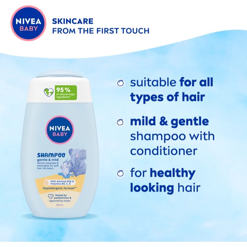 Nivea BABY sampon delicat pentru copii 200 ml