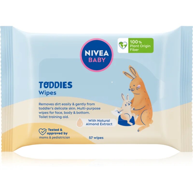 Nivea BABY Toddies șervețele umede pentru copii 57 buc