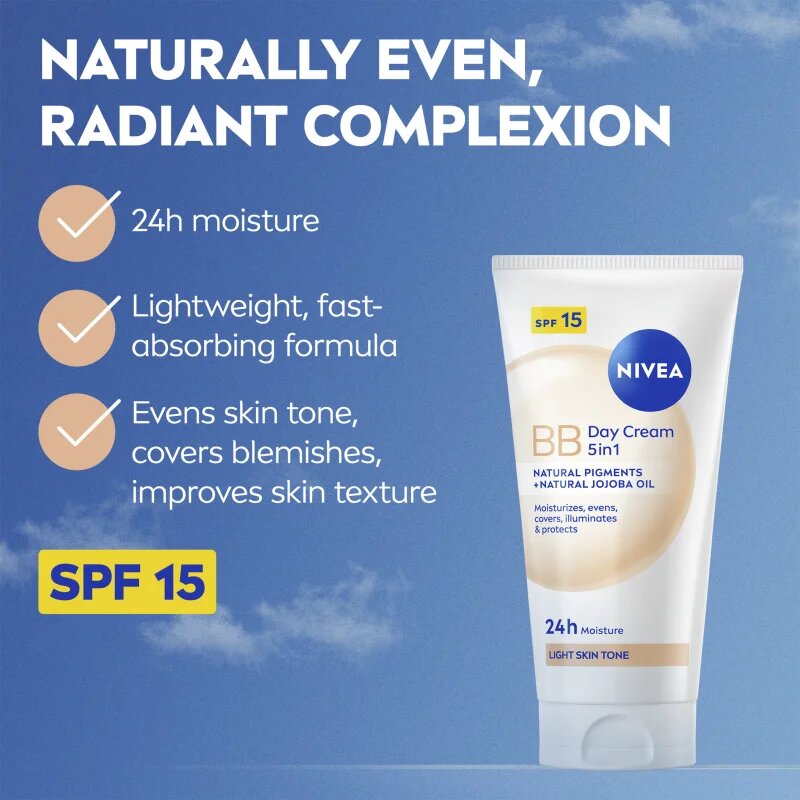 Nivea BB Cream crema de zi culoare Light 50 ml