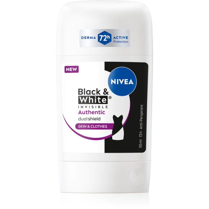 Nivea Black & White Authentic antiperspirant puternic 72 ore 50 ml