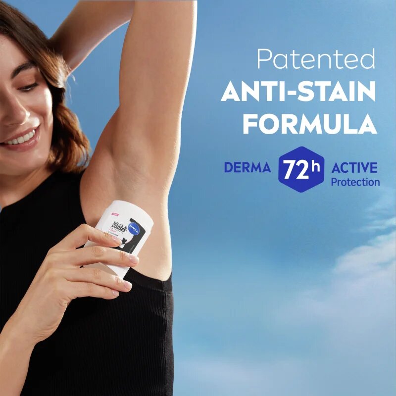 Nivea Black & White Invisible Clear antiperspirant puternic 50 ml