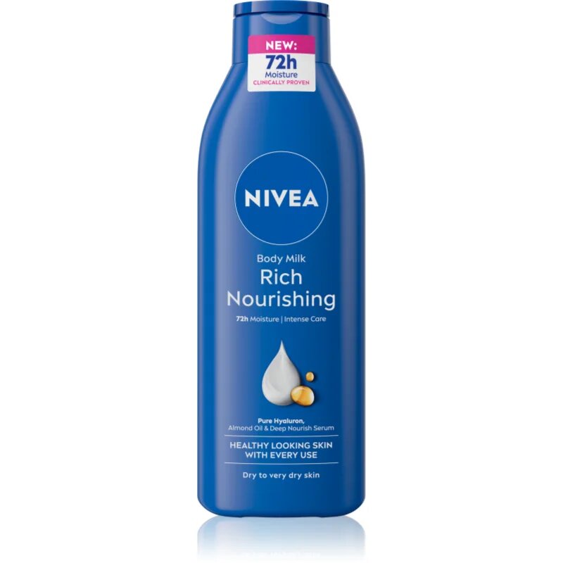 Nivea Body Milk lotiune de corp hranitoare 250 ml
