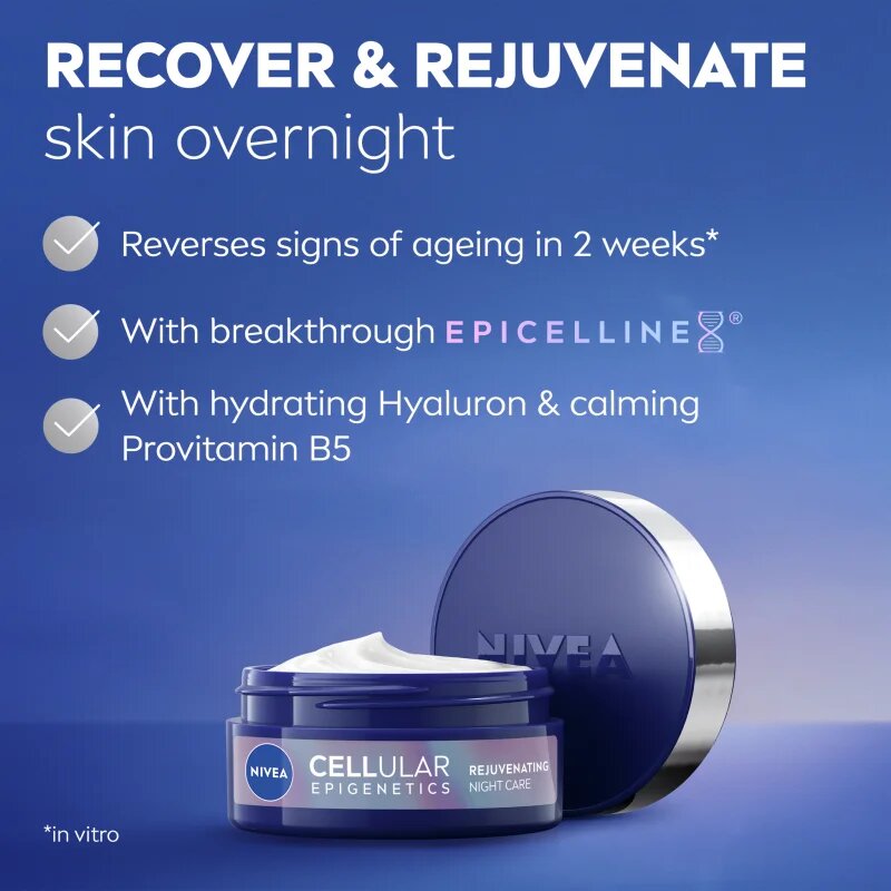 Nivea Cellular Epigenetics crema de noapte cu efect de intinerire 50 ml