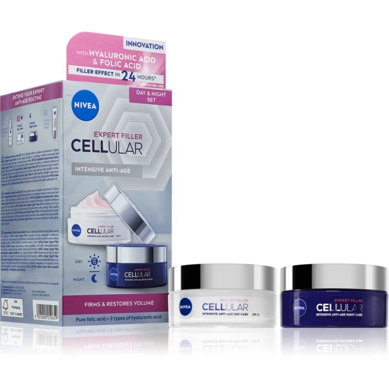 Nivea Cellular Expert Filler ambalaj economic pentru strălucirea și netezirea pielii