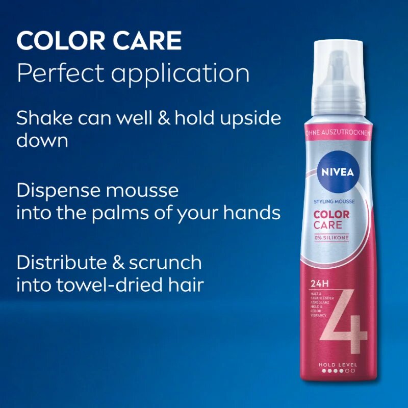 Nivea Color Panthenol & Vitamin B3 spuma 150 ml