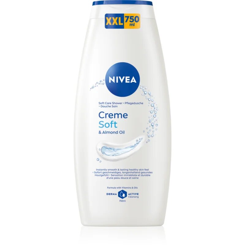 Nivea Creme Soft gel calmant pentru dus 750 ml
