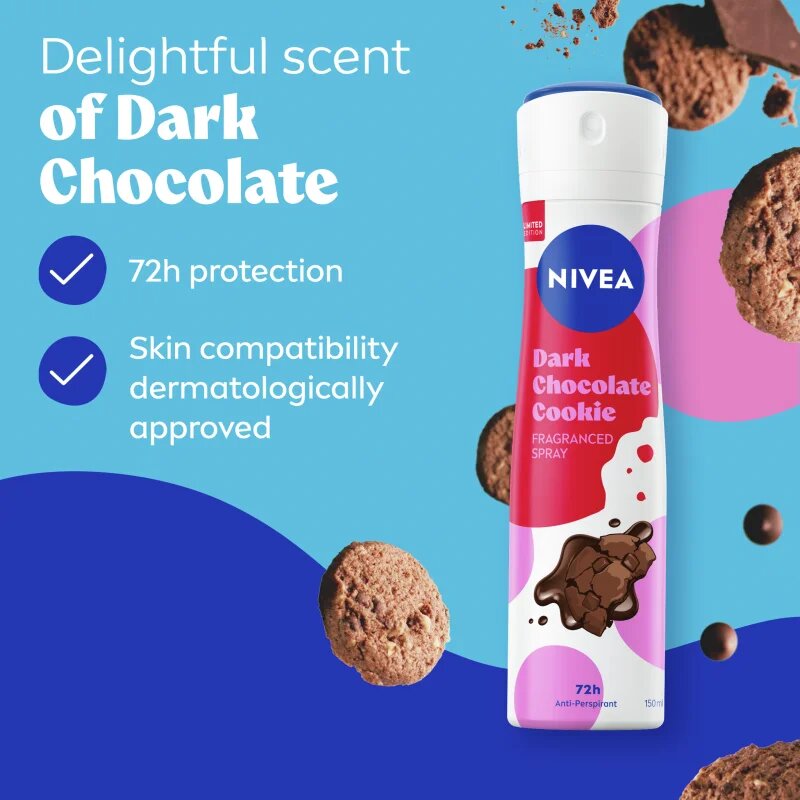 Nivea Dark Chocolate spray anti-perspirant 150 ml