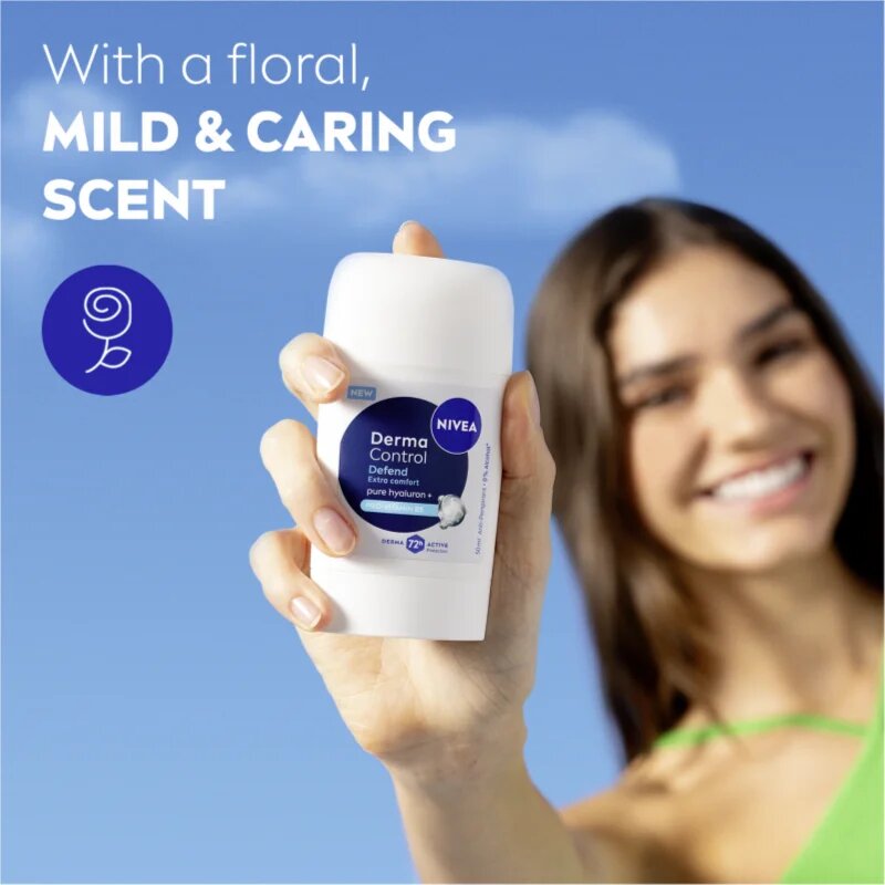Nivea Derma Control Defend antiperspirant puternic pentru piele iritata 50 ml
