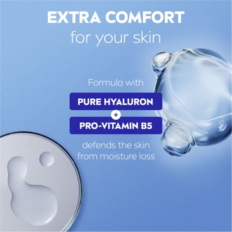 Nivea Derma Control Defend gel calmant pentru dus cu acid hialuronic 250 ml
