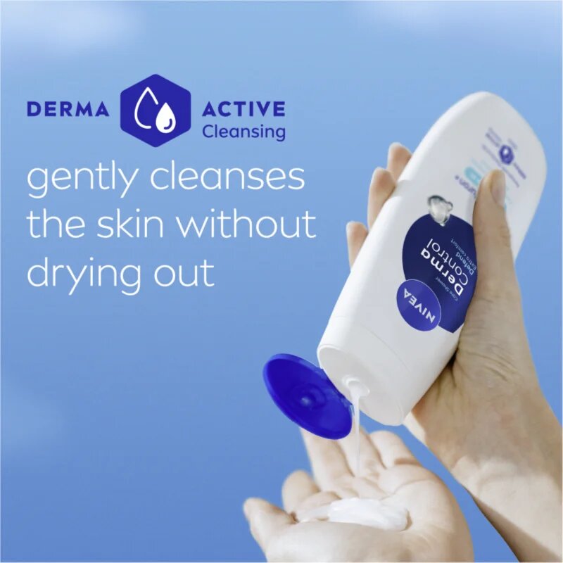 Nivea Derma Control Defend gel calmant pentru dus cu acid hialuronic 250 ml