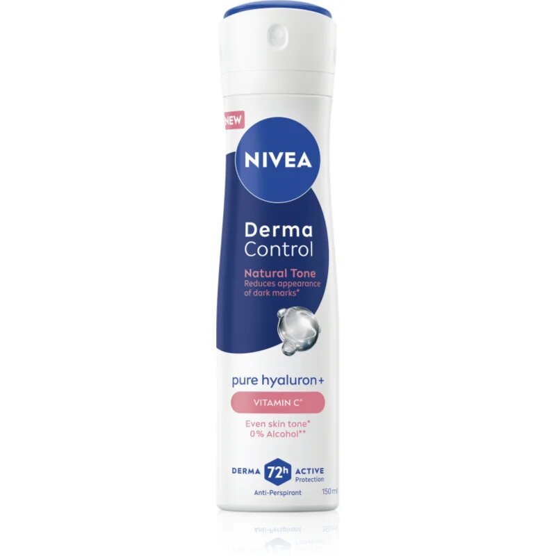 Nivea Derma Control Natural Tone spray anti-perspirant impotriva petelor intunecate 150 ml
