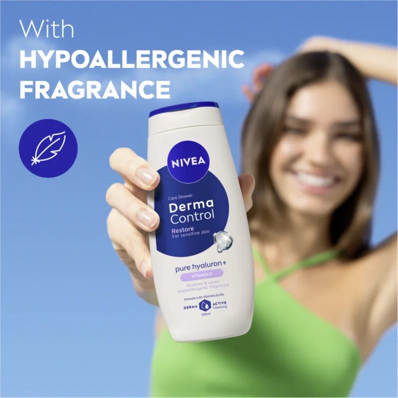Nivea Derma Control Restore gel de dus hidratant cu acid hialuronic 250 ml