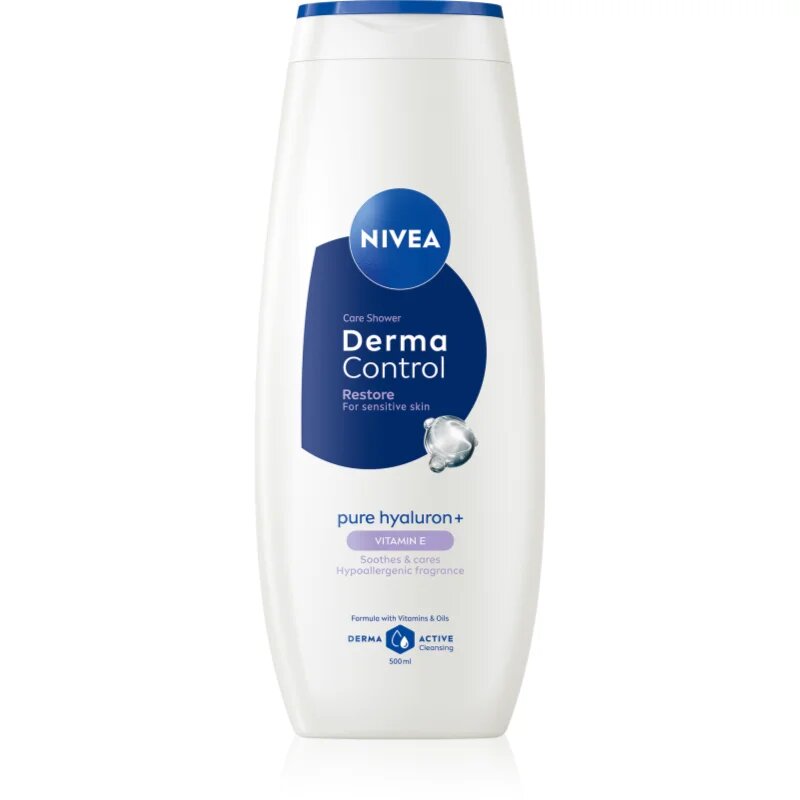 Nivea Derma Control Restore gel de dus hidratant cu acid hialuronic 500 ml