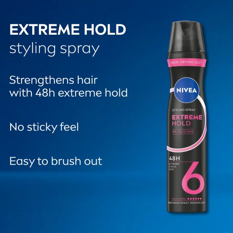 Nivea Extreme Hold fixativ cu fixare puternică 250 ml