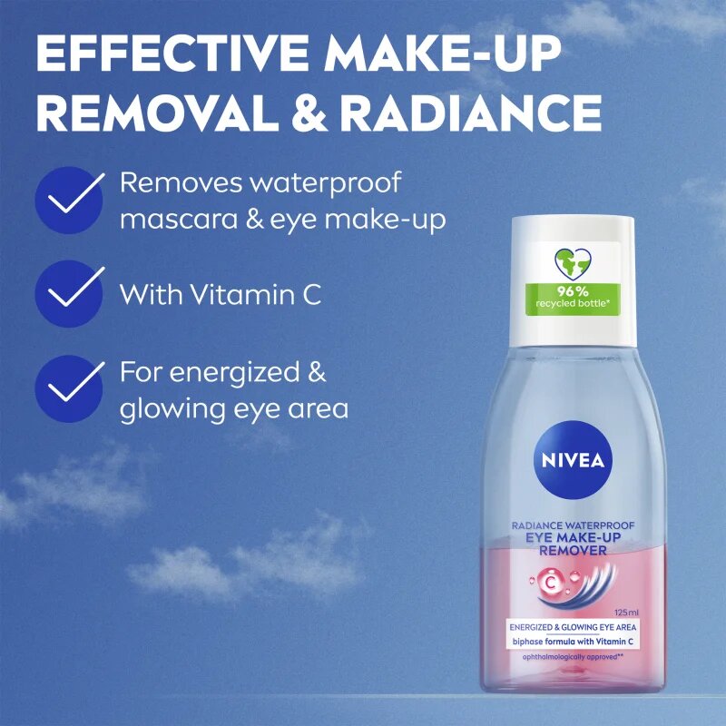 Nivea Face Cleansing demachiant pentru ochi in doua faze demachiant pentru ochi in doua faze 125 ml