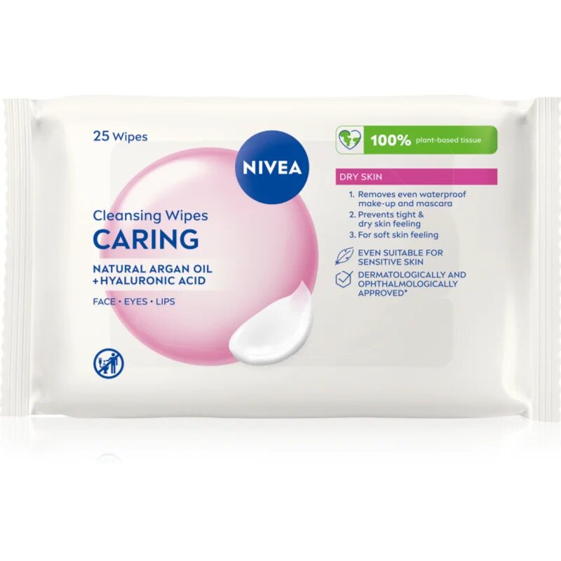 Nivea Face Cleansing servetele moi de curatare cu lapte de migdale 25 buc