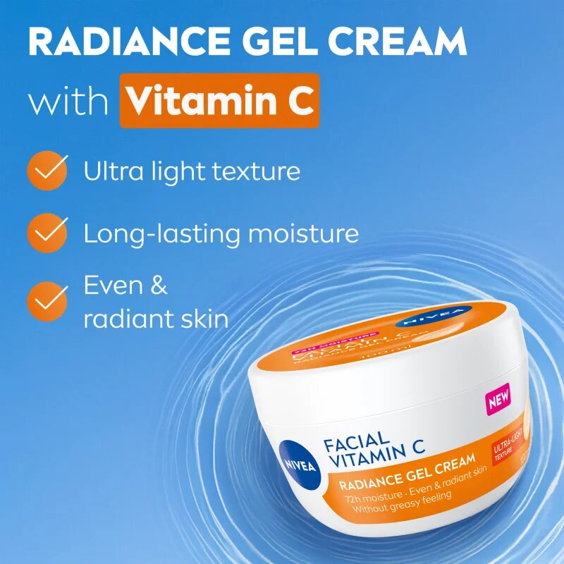Nivea Facial Vitamin C gel-crema iluminant 100 ml