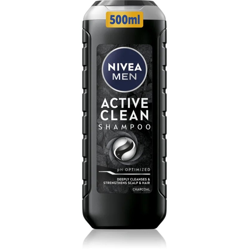 Nivea MEN Active Clean curatarea profunda a scalpului cu cărbune activ 500 ml