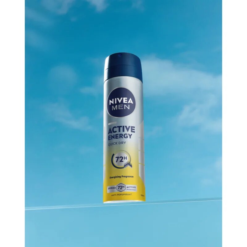 Nivea MEN Active Energy spray anti-perspirant pentru barbati 150 ml