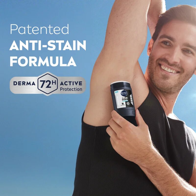 Nivea MEN Black & White Invisible Fresh antiperspirant puternic pentru barbati 50 ml