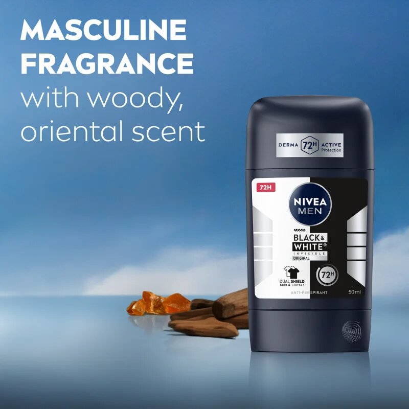 Nivea MEN Black & White Invisible Original antiperspirant puternic ambalaj economic